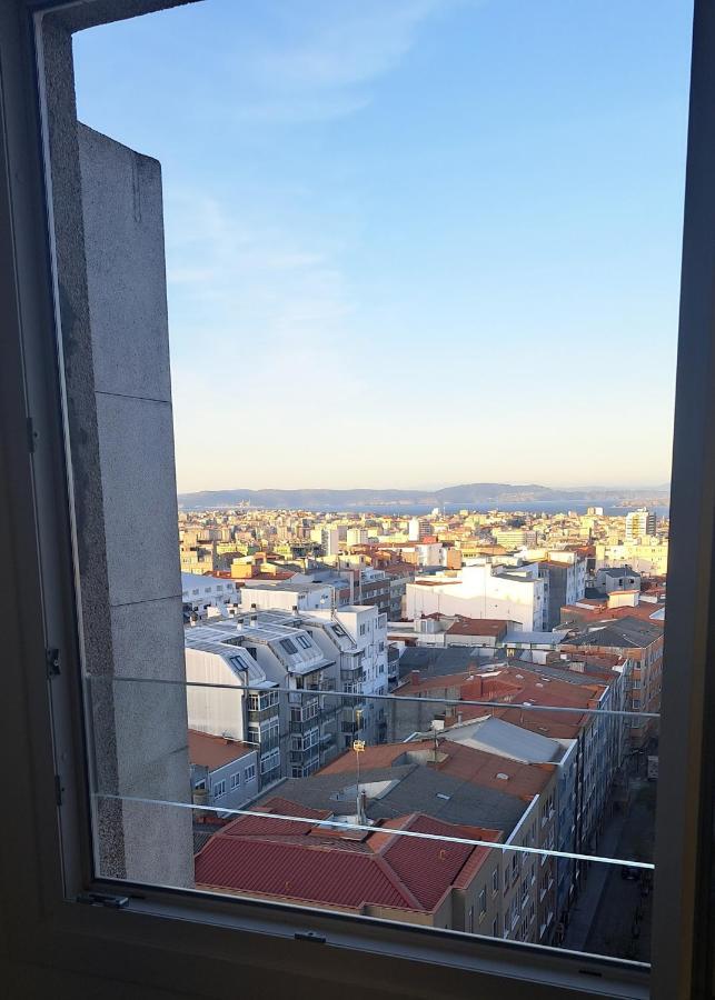Encantador Y Con Vistas Al Mar A Coruña Exteriör bild